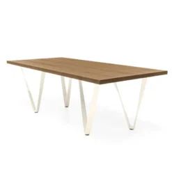 Tomasella Wave Table design rectangulaire avec pied en métal><noscript><img width=