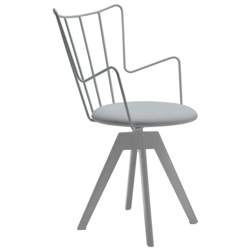 Carrier Well ® Chaise pivotante design en synthétique et métal> Chaise De Cuisine|Chaise De Salle à Manger