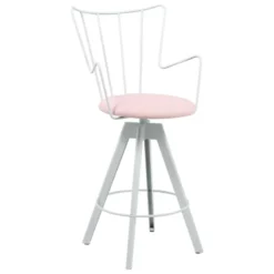 Carrier Well ® Tabouret snack design pivotant en synthétique et métal> Tabouret De Bar (assise +/- 80 Cm)|Tabouret Snack (assise +/- 65 Cm)