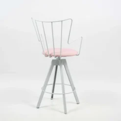 Carrier Well ® Tabouret snack design pivotant en synthétique et métal><noscript><img width=