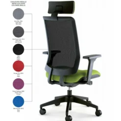 Sokoa Wi Max Fauteuil de bureau avec dossier en résille à roulettes> Chaise De Bureau|Fauteuil De Bureau