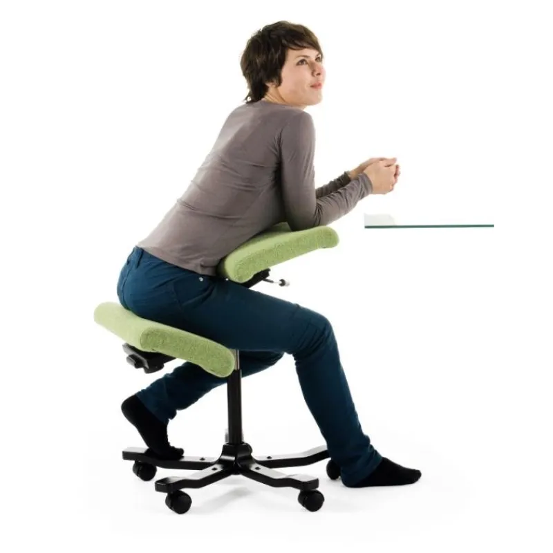 Varier Wing ® Siège ergonomique en tissu sur roulettes> Chaise De Bureau