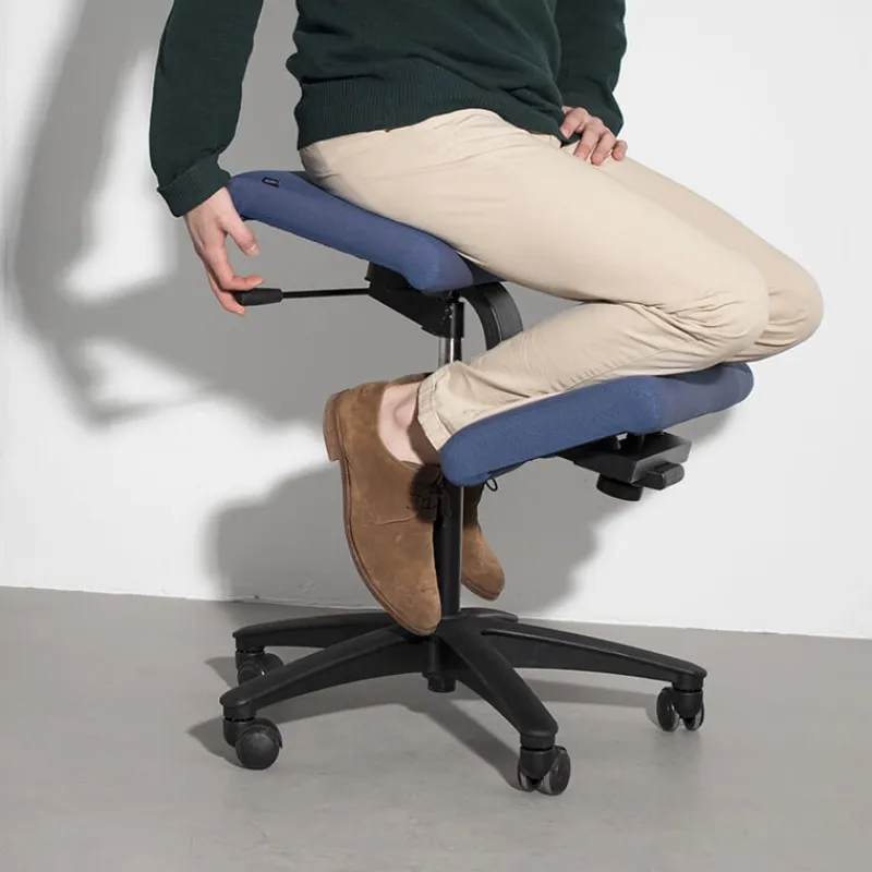 Varier Wing ® Siège ergonomique en tissu sur roulettes> Chaise De Bureau