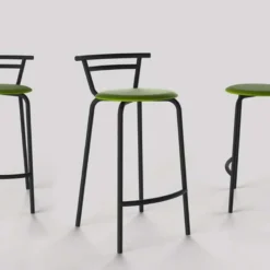 Carrier Xélus ® Tabouret snack fabriqué en France assise ronde rembourrée et structure métal><noscript><img width=