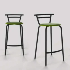 Carrier Xélus ® Tabouret snack fabriqué en France assise ronde rembourrée et structure métal><noscript><img width=