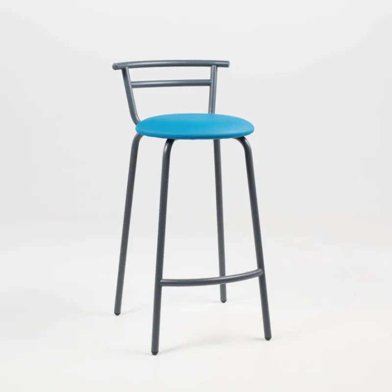 Carrier Xélus ® Tabouret snack fabriqué en France assise ronde rembourrée et structure métal> Tabouret Snack (assise +/- 65 Cm)|Tabouret De Bar (assise +/- 80 Cm)