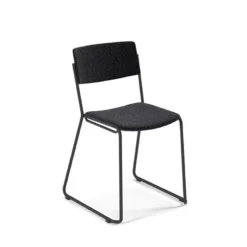 Perfecta Zoom Chaise de salle à manger épurée en tissu pieds en traîneau> Chaise De Salle à Manger