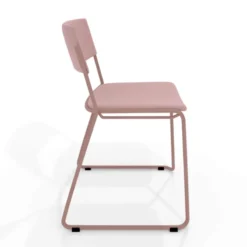 Perfecta Zoom Chaise moderne en simili avec pieds traîneau><noscript><img width=