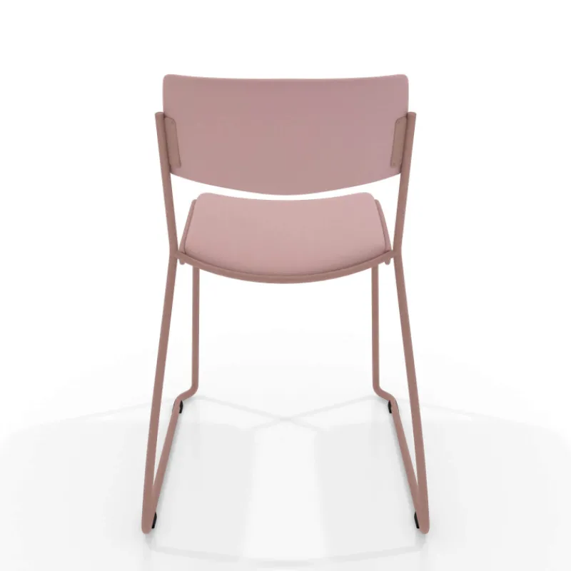 Perfecta Zoom Chaise moderne en simili avec pieds traîneau> Chaise De Cuisine|Chaise De Salle à Manger