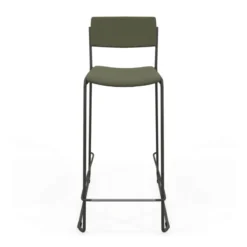 Perfecta Zoom Tabouret de bar moderne en simili avec pieds traîneau><noscript><img width=