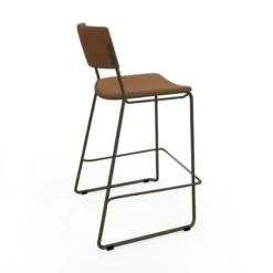 Perfecta Zoom Tabouret snack moderne en simili avec pieds en traîneau> Tabouret Snack (assise +/- 65 Cm)