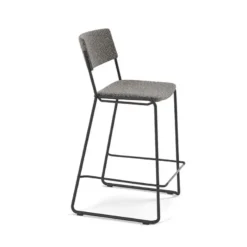 Perfecta Zoom Tabouret snack moderne en tissu pieds traîneau><noscript><img width=