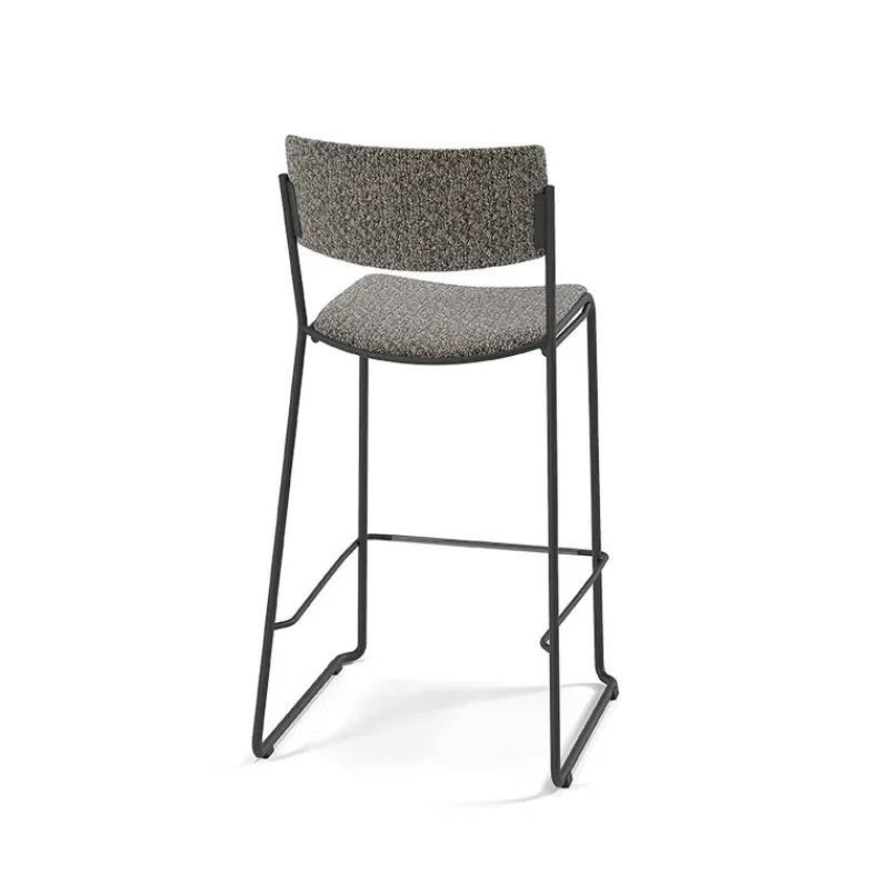 Perfecta Zoom Tabouret snack moderne en tissu pieds traîneau> Tabouret Snack (assise +/- 65 Cm)|Tabouret De Bar (assise +/- 80 Cm)